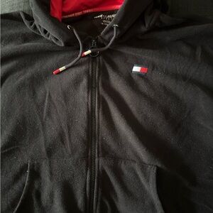 Tommy Hilfiger Black Zip-Up Hoodie